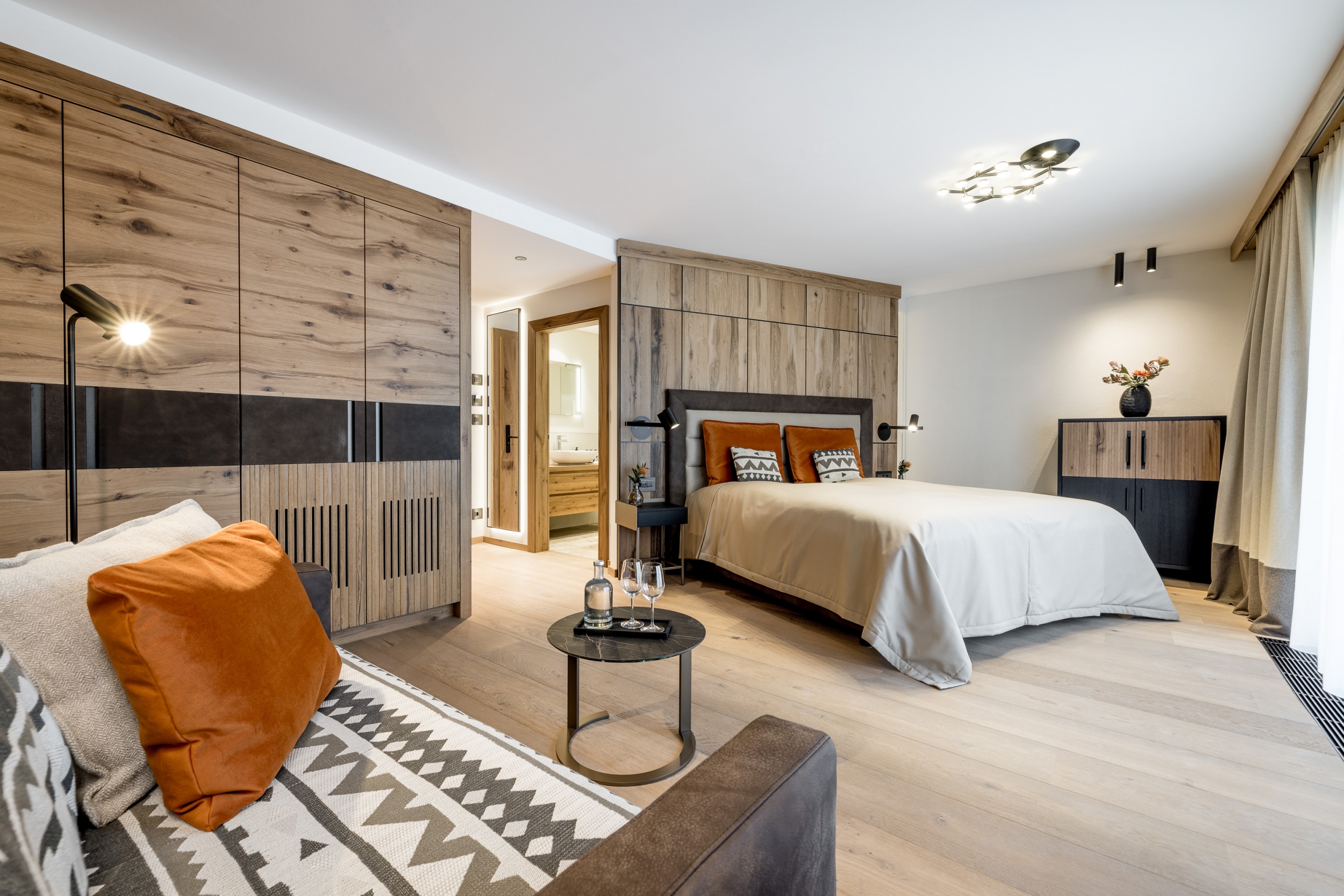 Ansicht Doppelzimmer Brunnenkogl im Hotel Das Central in Sölden